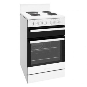 Chef Cfe535wb 540mm White Solid Plate Electric Upright Cooker