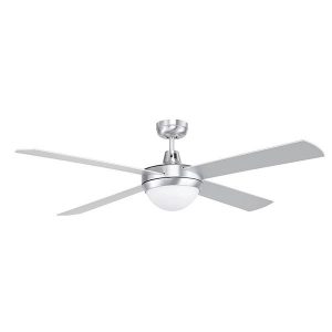Tempest 52 Ceiling Fan With Light Brushed Chrome